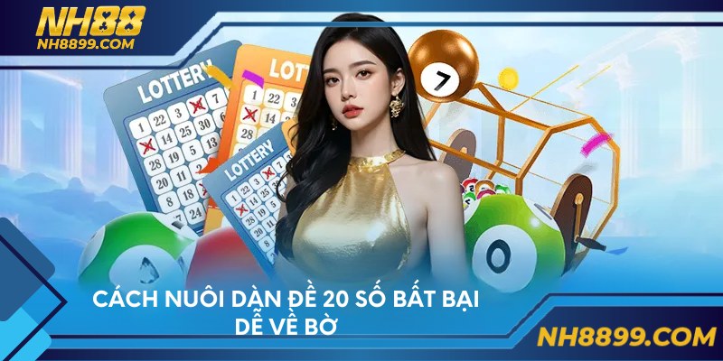 Cách nuôi dàn đề 20 số bất bại dễ về bờ